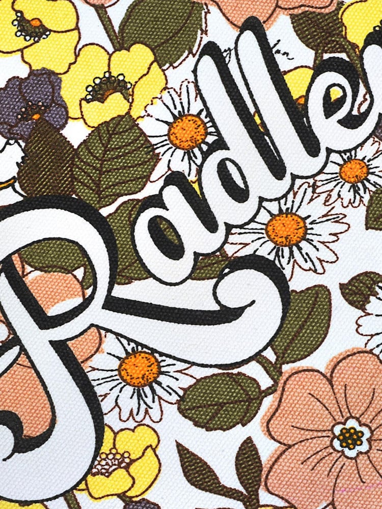 Radley London 60's Floral Tote Bag - Image 4 of 4