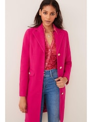 Pink Single Breasted Dolly Coat - Image 1 of 6