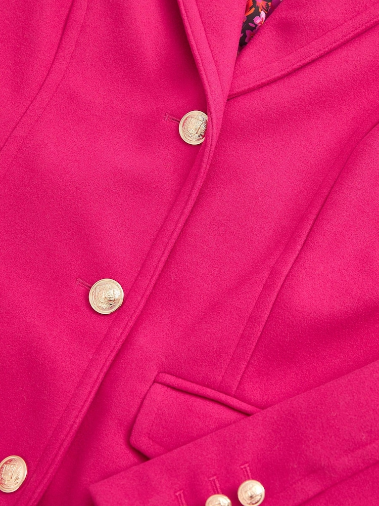 Pink Single Breasted Dolly Coat - Image 6 of 6