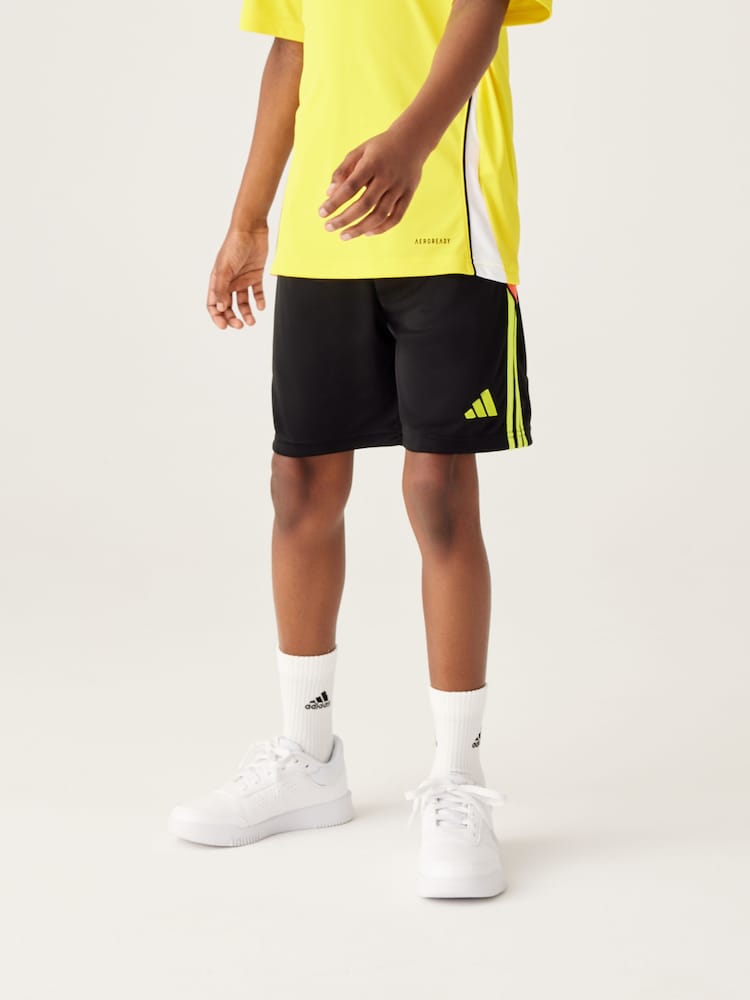 adidas Yellow Black Tiro 24 Shorts - Image 1 of 14