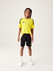adidas Yellow Black Tiro 24 Shorts - Image 8 of 14