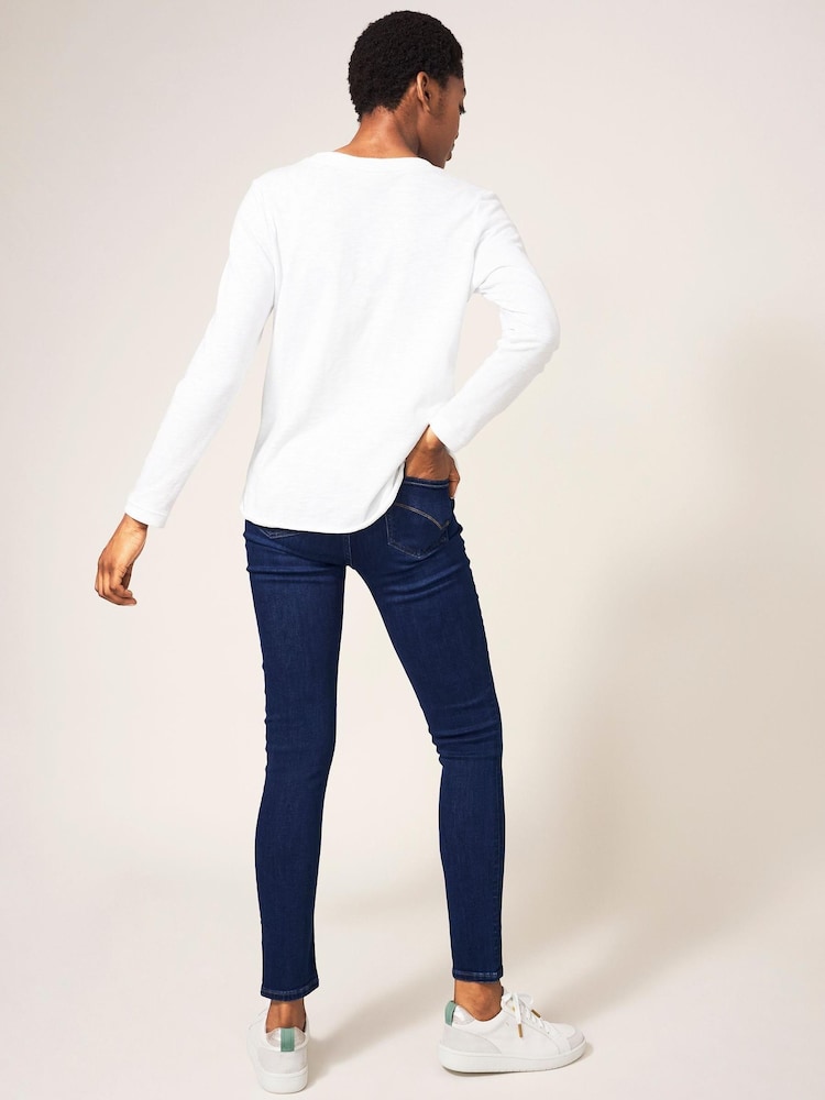White Stuff Dark Blue Amelia Jeans - Image 2 of 6 White Stuff Dark Blue Amelia Jeans - Image 2 of 6