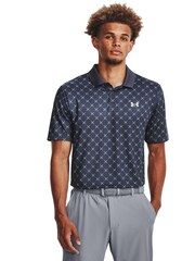 Under Armour Grey Golf Printed Performance 3.0 Polo Shirt - Image 1 of 6