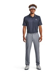 Under Armour Grey Golf Printed Performance 3.0 Polo Shirt - Image 3 of 6