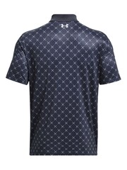 Under Armour Grey Golf Printed Performance 3.0 Polo Shirt - Image 6 of 6