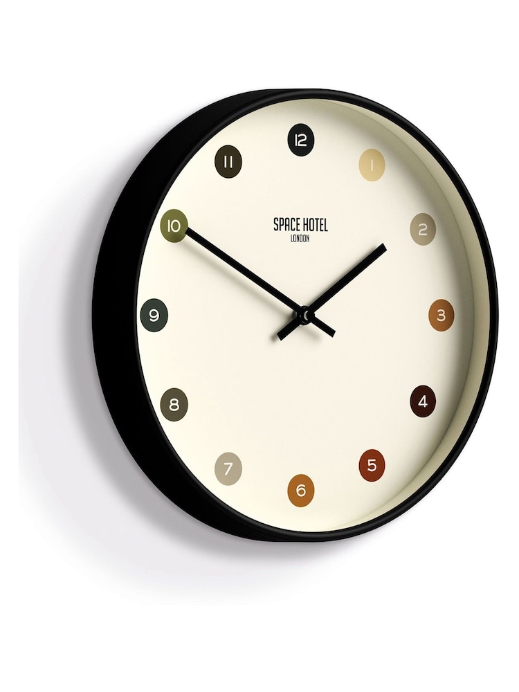 Space Hotel Black Interstella Black Clock - Image 4 of 4