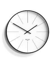 Space Hotel Black White/Black District 12 Wall Clock - Image 3 of 4