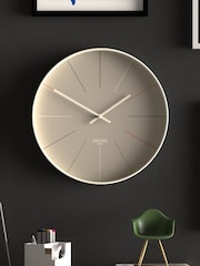 Space Hotel White District 12 White Wall Clock - Image 1 of 4
