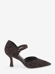 Animal Forever Comfort® Point Toe Mary Jane Court Shoes - Image 3 of 6