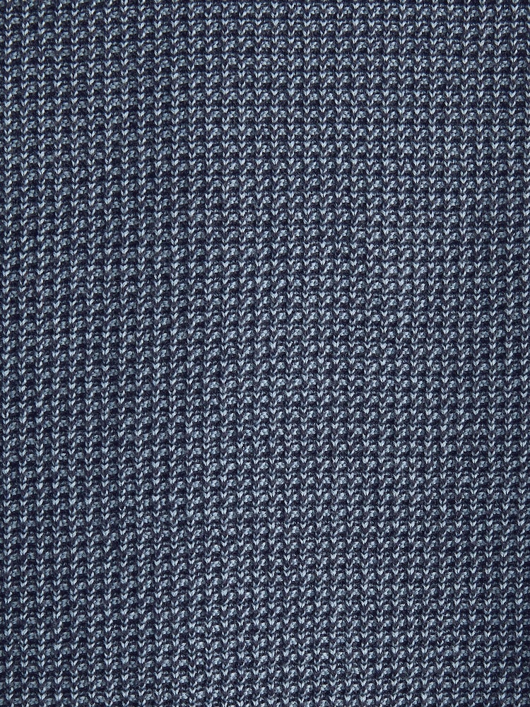 Blue Textured Knitted Jumper - Image 7 of 7