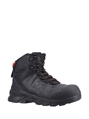 Helly Hansen Black Oxford Mid S3 Safety Boots - Image 1 of 3