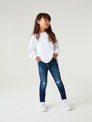 Dark Blue Distressed - Skinny Jeans (3–16Jahre) - Bild 3 von 6