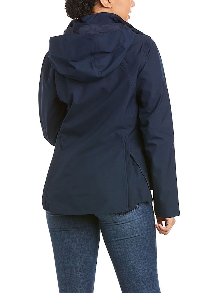 Ariat Blue Coastal Waterproof Coat - Image 3 of 6