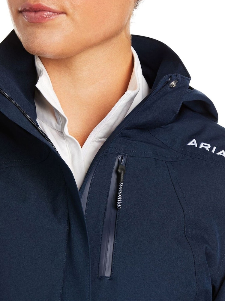 Ariat Blue Coastal Waterproof Coat - Image 4 of 6