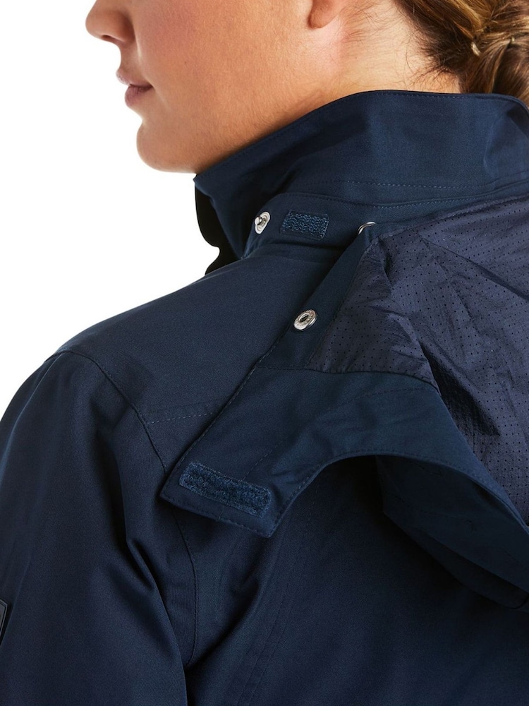 Ariat Blue Coastal Waterproof Coat - Image 5 of 6