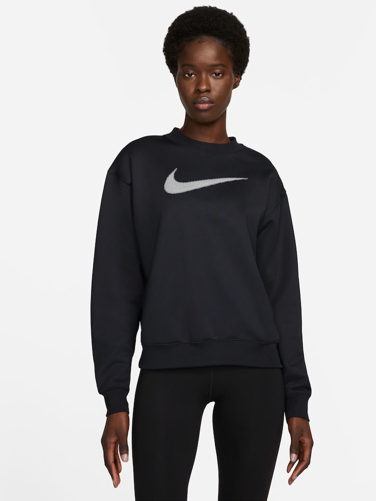 Nike Black Therma-FIT Crewneck Sweatshirt - Image 1 of 3