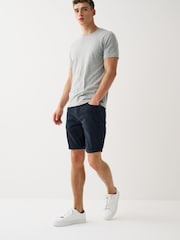 Navy Motionflex 5 Pocket Chino Shorts - Image 3 of 7