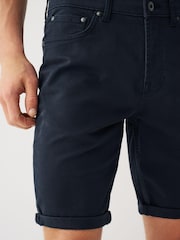 Navy Motionflex 5 Pocket Chino Shorts - Image 4 of 7