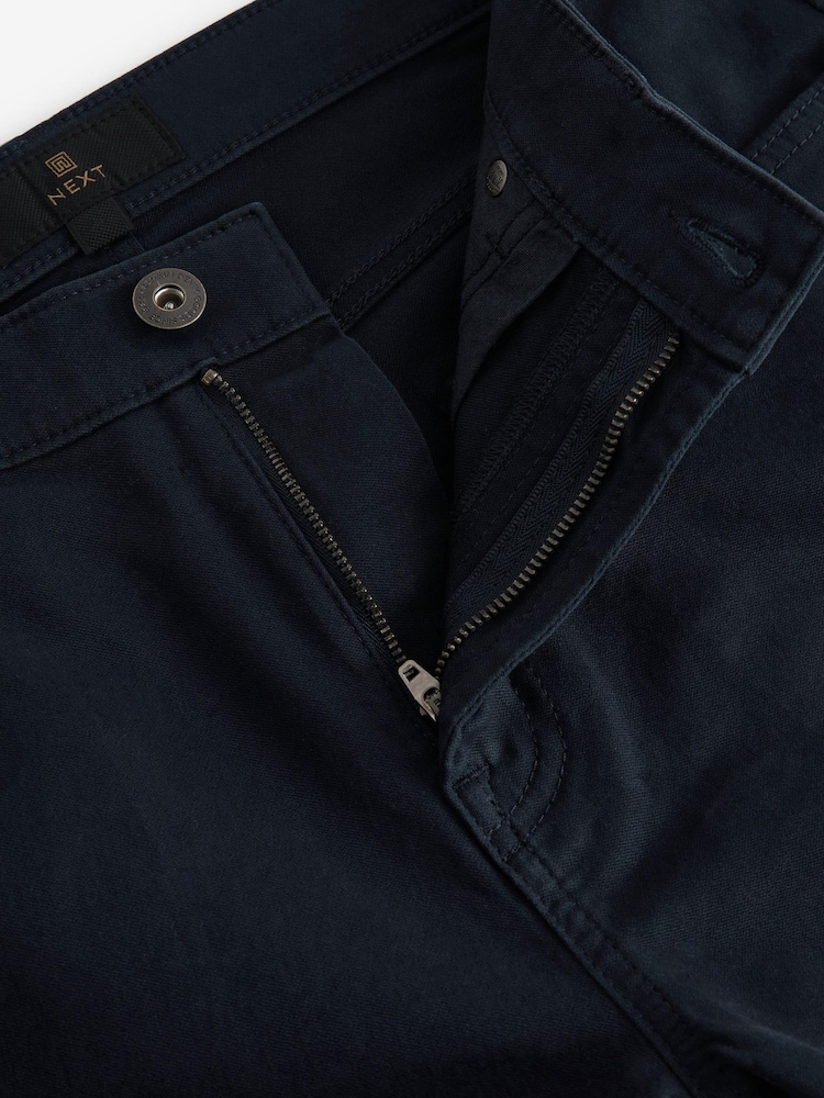 Navy Motionflex 5 Pocket Chino Shorts - Image 7 of 7