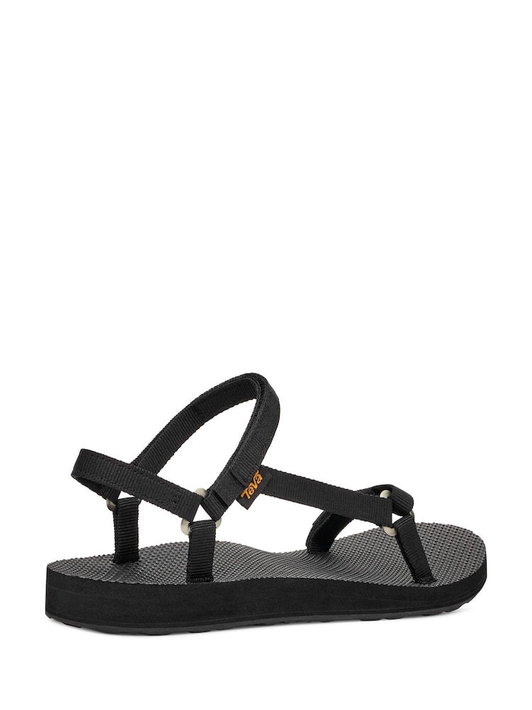 Teva Original Universal Slim Black Sandals - Image 4 of 8