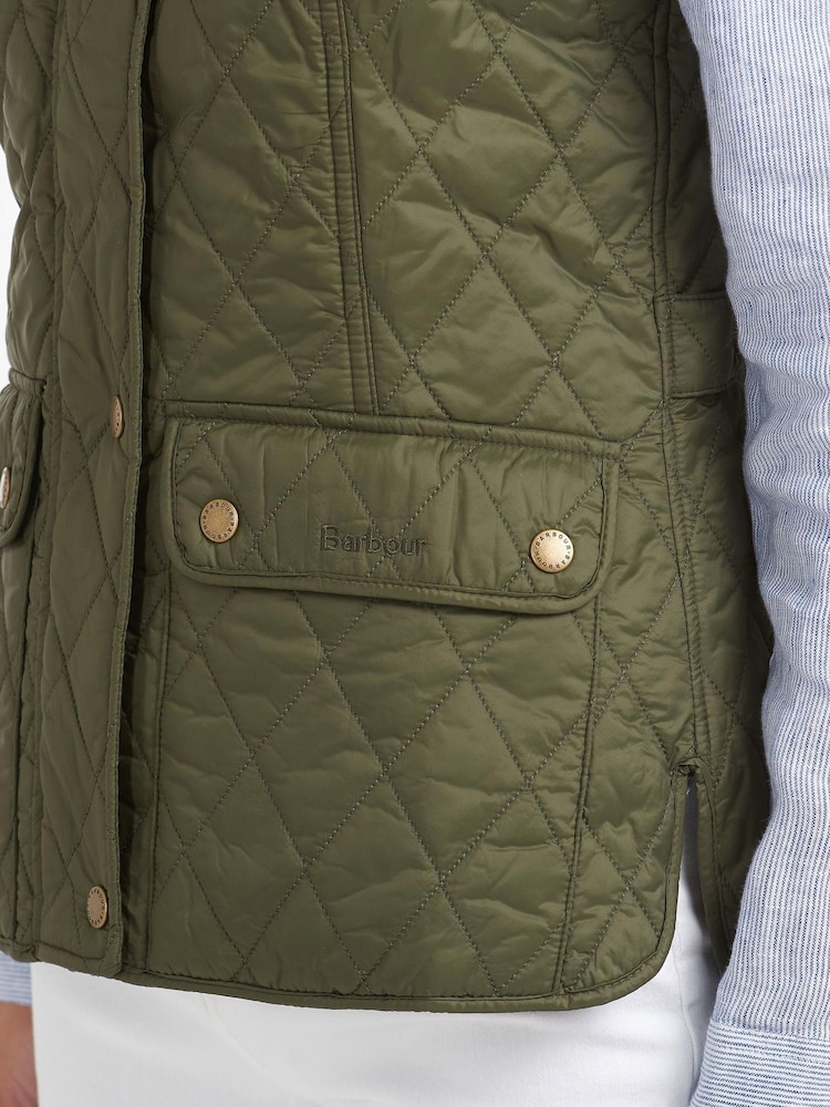 Barbour® Green Otterburn Quilted Gilet - Image 5 of 7