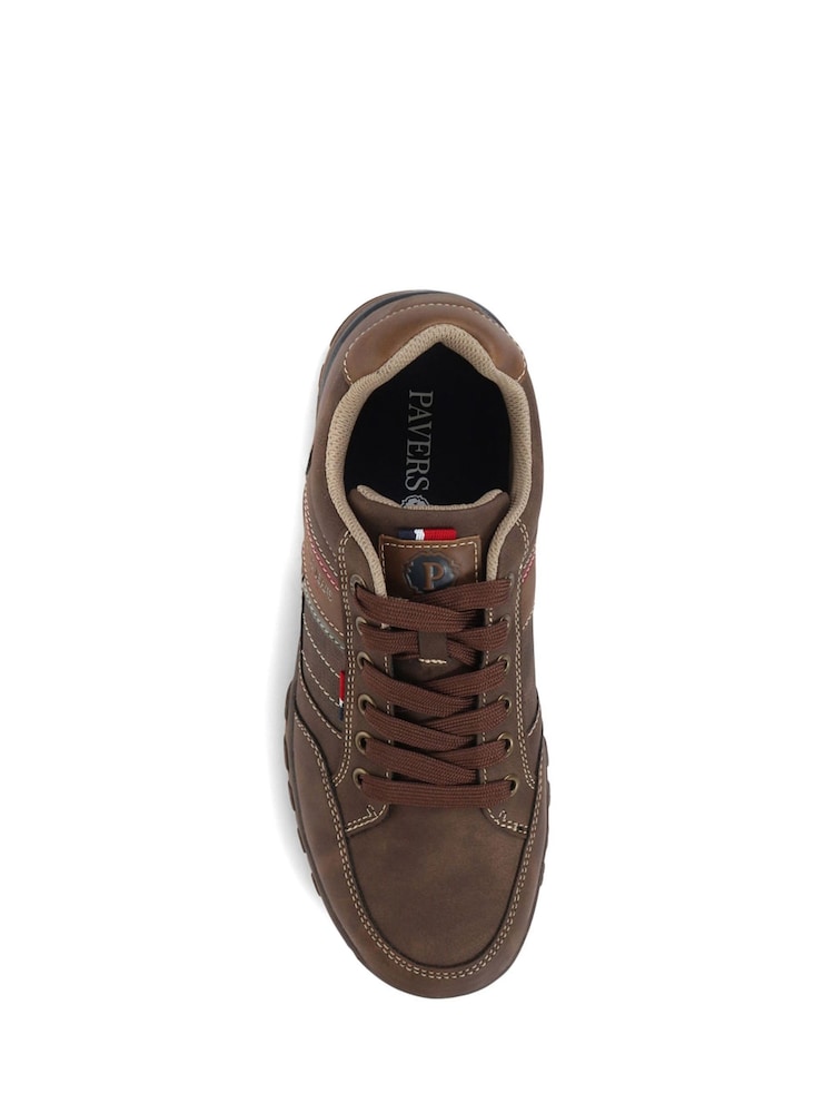 Pavers Wide-Fit Lace-Up Trainers - Image 4 of 5