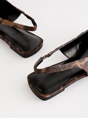 Leopard Forever Comfort® Bow Slingback Flats - Image 5 of 5