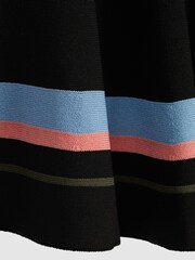 Reiss Black Elsie Junior Knitted Mini Dress - Image 7 of 7