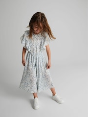 أوفرول طبعة بطيات للأطفال Sienna من Reiss - صورة 1 من 6