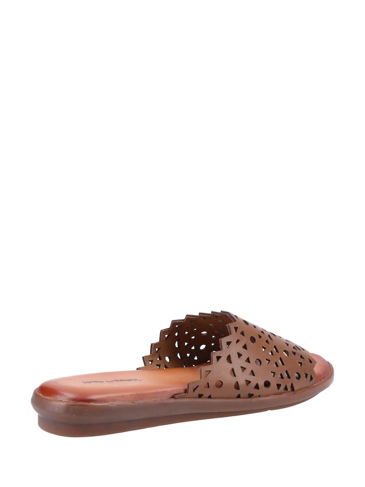 Hush Puppies Women Brown Bryony Mule Sandals - Image 2 of 4 Hush Puppies Women Brown Bryony Mule Sandals - Image 2 of 4