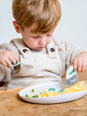 3 Piece Aqua Green doddl Knife Fork & Spoon Aqua Toddler Cutlery Set - Image 3 of 6