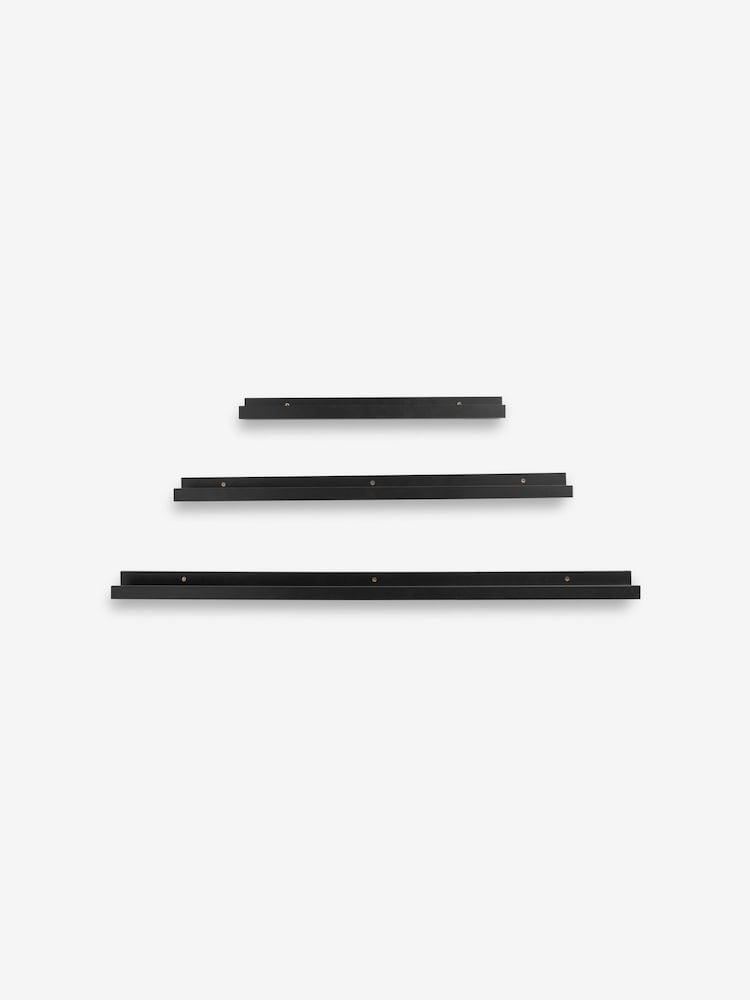 Black Picture Ledge Wall Shelf - Image 2 of 5