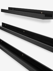 Black Picture Ledge Wall Shelf - Image 4 of 5