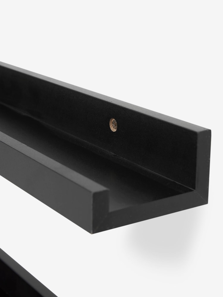 Black Picture Ledge Wall Shelf - Image 5 of 5