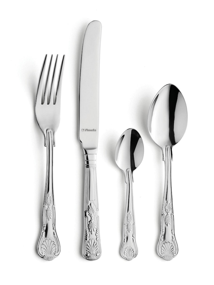 Amefa Silver Kings 24 Piece Cutlery Set - Image 1 of 4