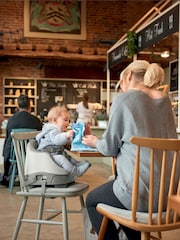 Mamas & Papas Pebble Grey Baby Bug and Activity Tray - Image 2 of 11