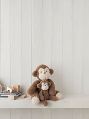 Mamas & Papas Brown Soft Monkey Toy - Image 2 of 4