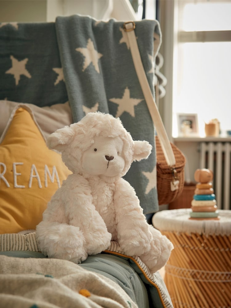 Mamas & Papas Soft Lamb Toy - Image 1 of 4