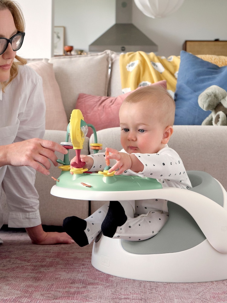 Mamas & Papas Pebble Grey Mamas & Papas Baby Snug Floor Seat and Activity Tray - Image 1 of 8 Mamas & Papas Pebble Grey Mamas & Papas Baby Snug Floor Seat and Activity Tray - Image 1 of 8