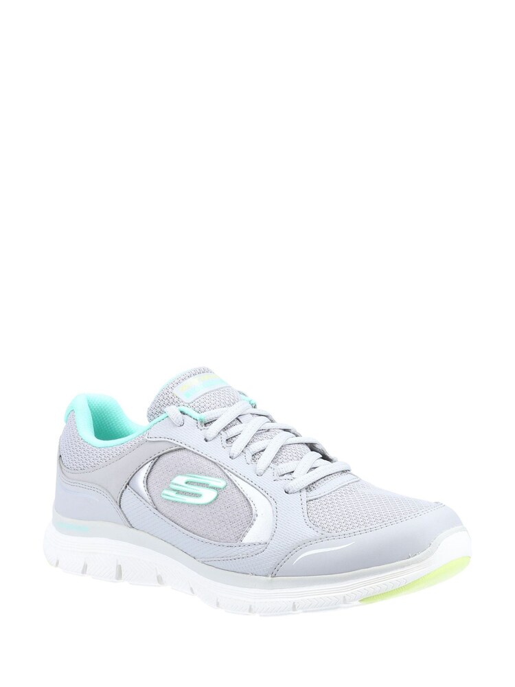 Skechers Grey Flex Appeal 4.0 True Clarity Sport Womens Shoes - Image 1 of 4 Skechers Grey Flex Appeal 4.0 True Clarity Sport Womens Shoes - Image 1 of 4