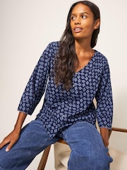 White Stuff Rae Organic Cotton Top - Image 1 of 5