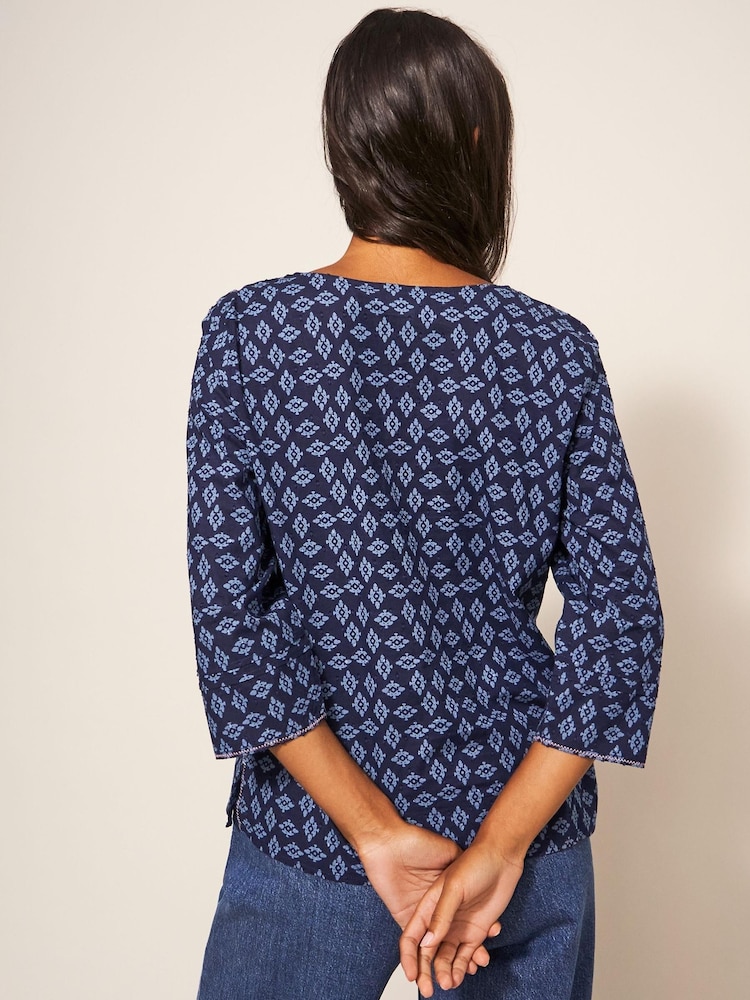White Stuff Rae Organic Cotton Top - Image 2 of 5