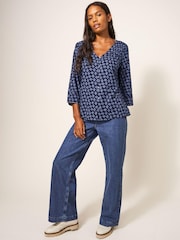 White Stuff Rae Organic Cotton Top - Image 3 of 5