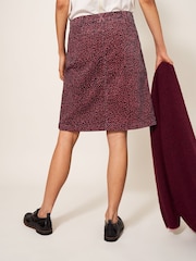 White Stuff Denim Melody Organic Cord Skirt - Image 2 of 5