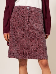 White Stuff Denim Melody Organic Cord Skirt - Image 3 of 5