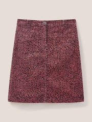 White Stuff Denim Melody Organic Cord Skirt - Image 4 of 5