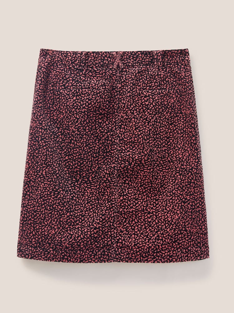 White Stuff Denim Melody Organic Cord Skirt - Image 5 of 5