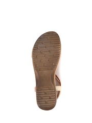 Pavers Gold Flat Strappy Sandals - Image 5 of 5