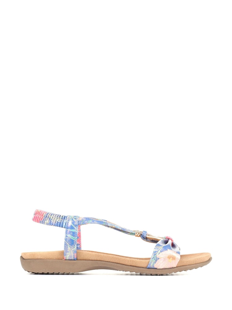 Синий - Сандалии Pavers Flat Strappy - Image 1 of 5