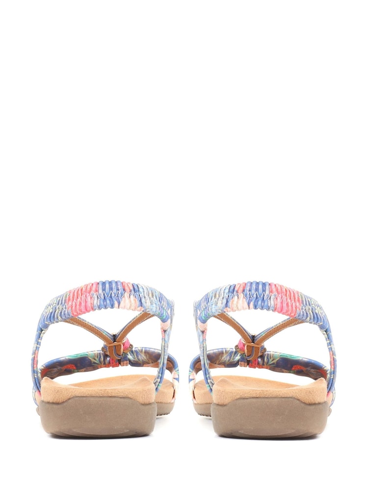 Синий - Сандалии Pavers Flat Strappy - Image 2 of 5